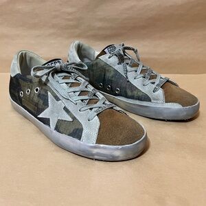 Golden Goose | Superstar Sneakers Camouflage Coffee Suede Size 10 (Size 40)